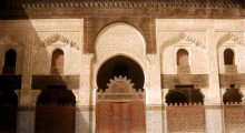 Patio de la Medersa Bou Inania de Meknès
